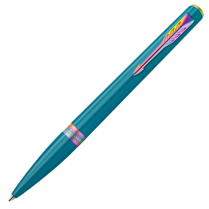 Meridian Teal/Rainbow Kuulakärkikynä ryhmässä Kynät / Fine Writing / Kuulakärkikynät @ Pen Store (138330)