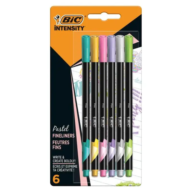 Intensity Fineliner 6-setti Pastel Colors
