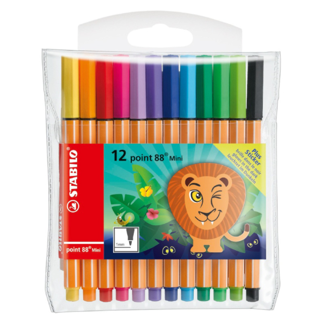 Point 88 Mini Fineliner 12 kpl