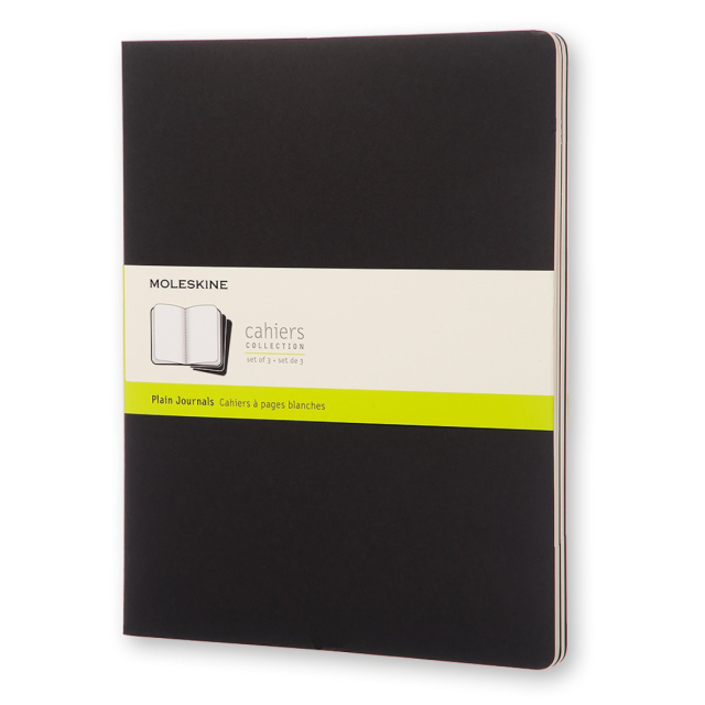 Cahier XXL Notebook Musta Plain