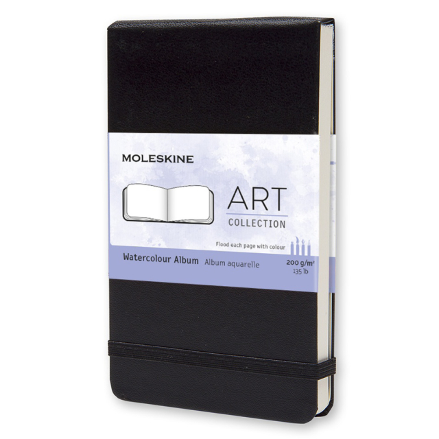 Watercolor ART collection Album Pocket Musta