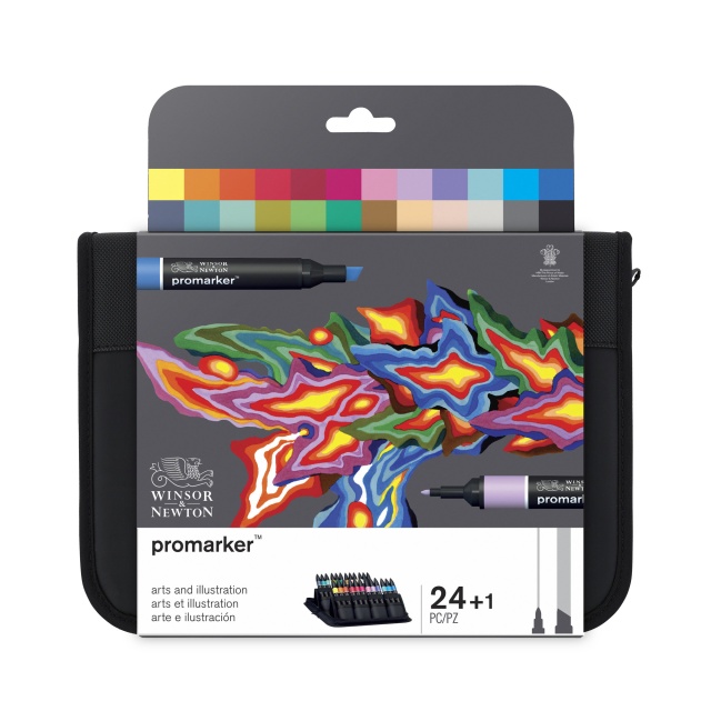 ProMarker Arts & Illustration Wallet 24-setti