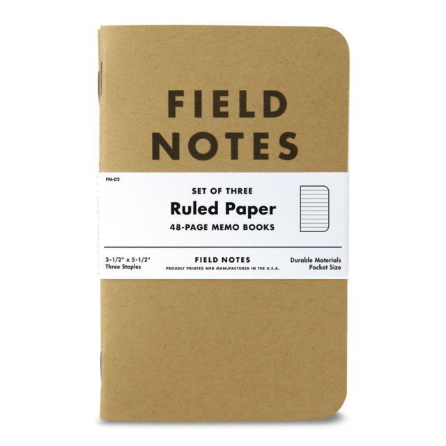 Memo Book Ruled 3-pack