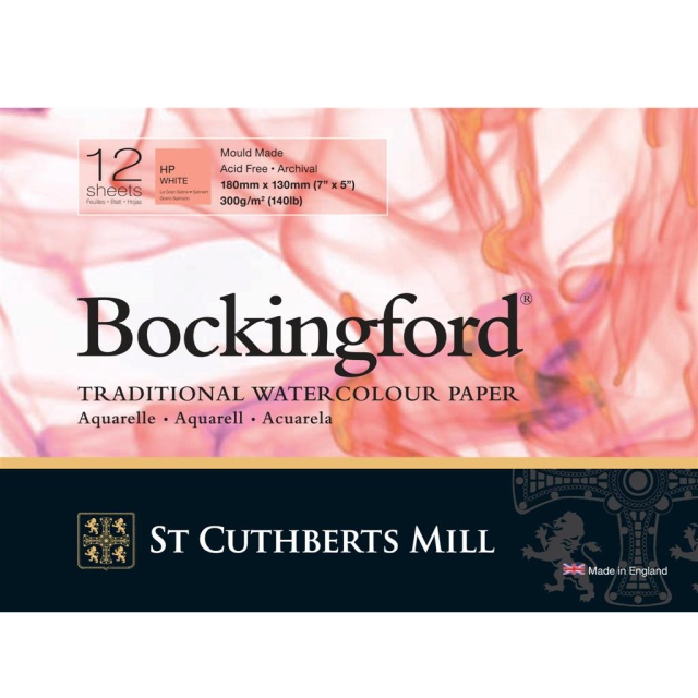Bockingford Watercolour paper 300 g 180 x 130 mm HP