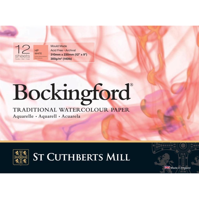 Bockingford Akvarelliilehtiö 310x230mm 300g HP