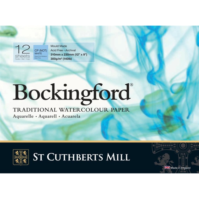 Bockingford Akvarelliilehtiö 310x230mm 300g CP/NOT