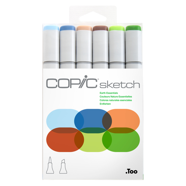 Sketch 6 kpl Earth Essentials