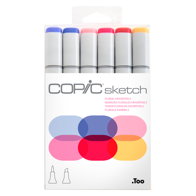 Sketch 6 kpl Floral Favourites 2