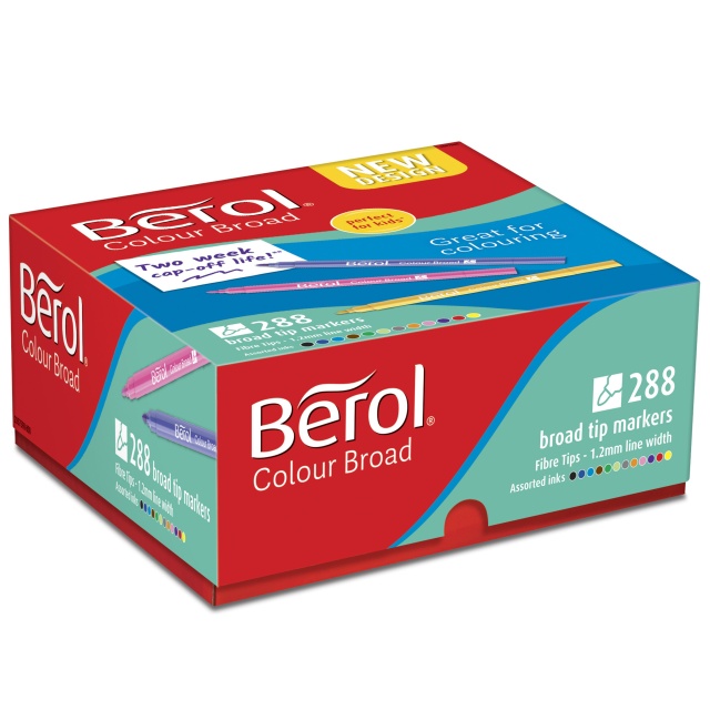 Colour Broad Tip 288 kpl (3 vuota+)