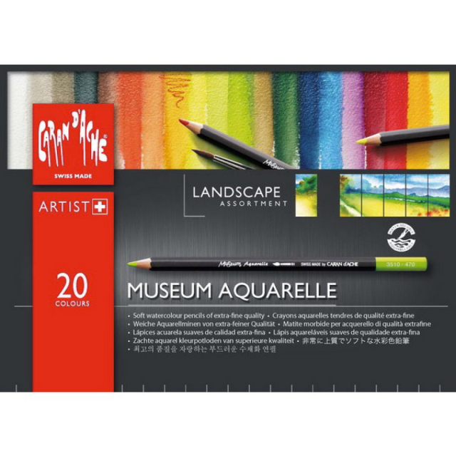 Museum Aquarelle Landscape 20 kpl