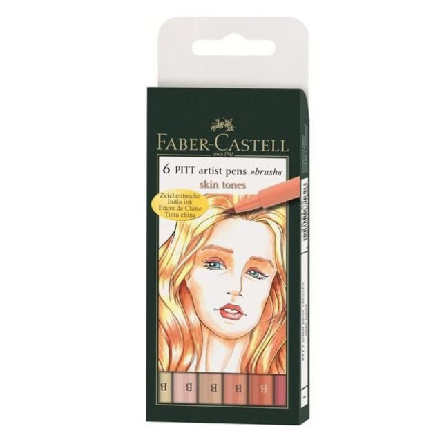 PITT Artist Brush 6-setti Light Skin tones