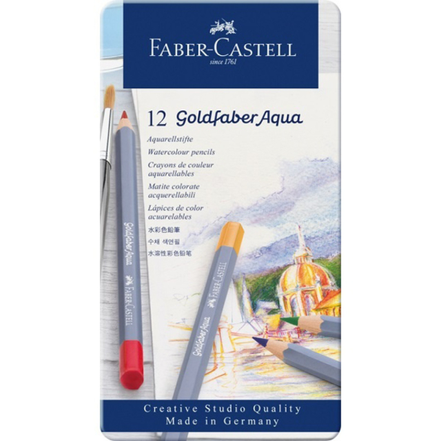 Goldfaber Aqua Akvarellikynät 12-setti
