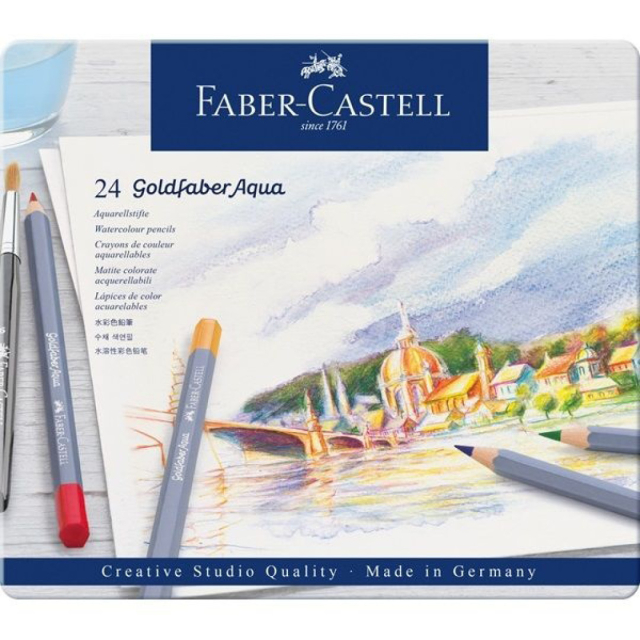 Goldfaber Aqua Akvarellikynät 24-setti