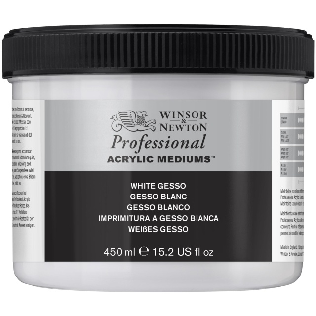 Professional AA Valkoinen Gesso 450 ml