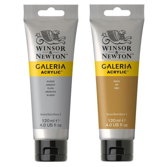 Galeria Akryylimaali Metallic 120 ml