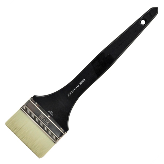 Freestyle Brush Broad Flat Long Handle Koko 4