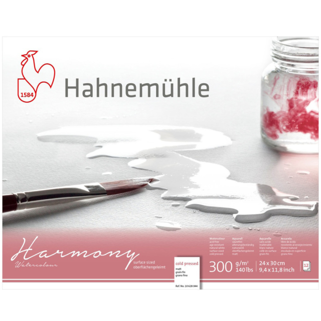 Akvarelliipaperi Harmony CP 300g Matta 24×30cm