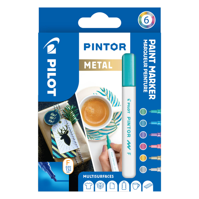 Pintor Fine 6 kpl Metalli