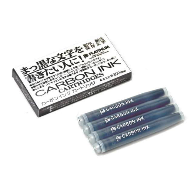 Carbon Ink Täytekynäpatruunat 4 kpl