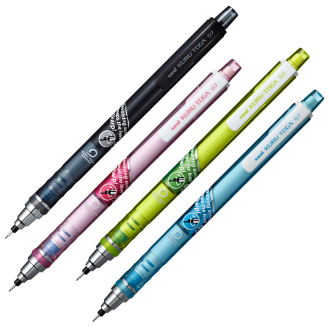 Lyijytäytekynä Kuru Toga 0,7 mm Green ryhmässä Kynät / Kirjoittaminen / Lyijytäytekynät @ Pen Store (110178)