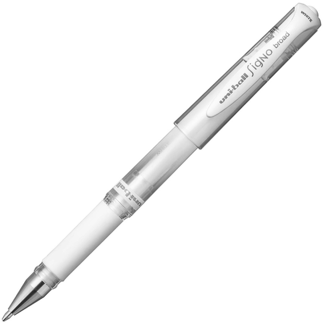 Uni-Ball Signo Broad UM-153 Geeli - Valkoinen