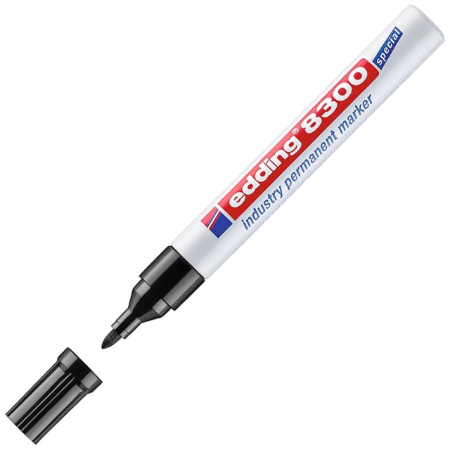 8300 Industry Permanent Marker Black ryhmässä Kynät / Toimisto ja merkkaus / Merkkauskynät @ Pen Store (110325)