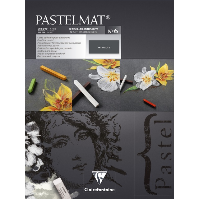 Pastelmat Taiteilijalehtiö Anthracite 30x40 cm