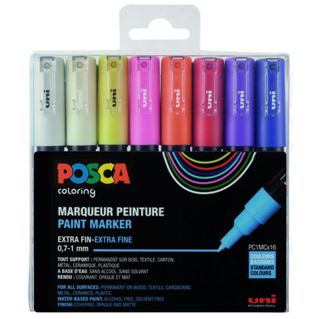 Posca PC-1MC 16-setti