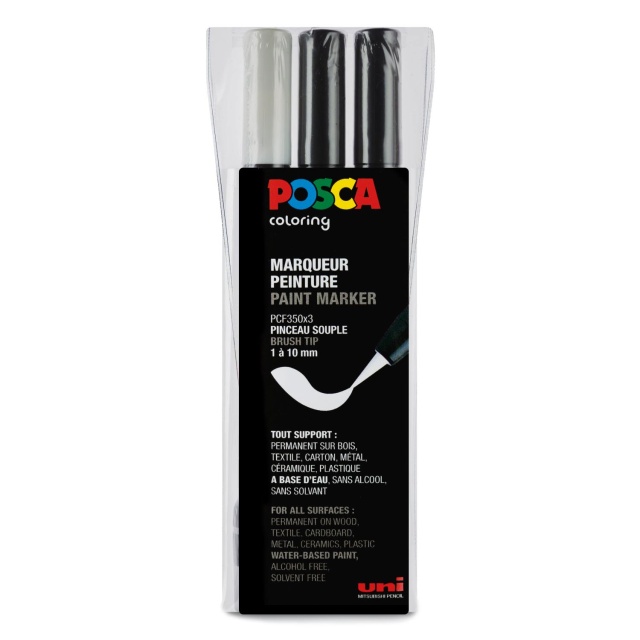 Posca Brush PCF-350 3-setti
