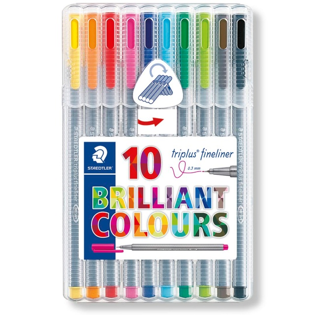 Triplus Fineliner 10 setti