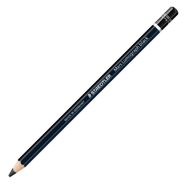 Mars Lumograph Black 2B ryhmässä Taiteilijatarvikkeet / Liidut ja lyijyt / Grafiitti ja lyijyt @ Pen Store (110874)