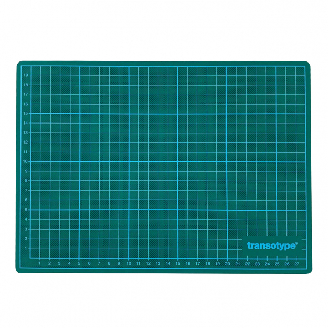 Leikkuualusta musta/vihreä A4