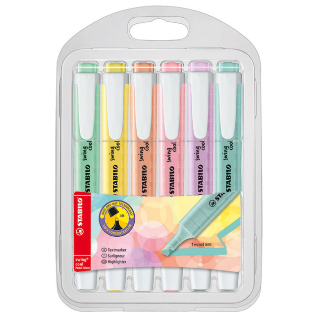 Swing Cool Pastel 6 kpl