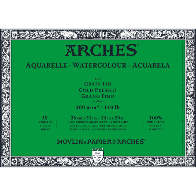 Akvarellilehtiö CP 300g 36x51cm