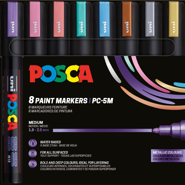 PC-5M Metallic Colours 8-setti