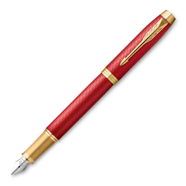 IM Premium Red/Gold Täytekynä Fine ryhmässä Kynät / Fine Writing / Täytekynät @ Pen Store (112692)
