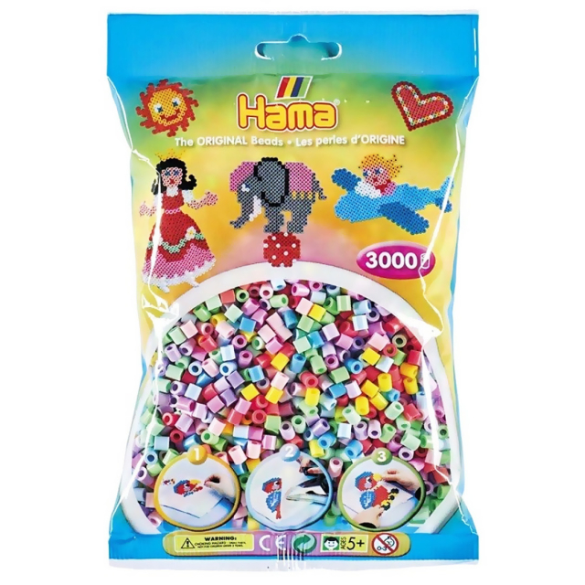 Midi Askarteluhelmet 3000 kpl Mix 568 ryhmässä Askartelu ja Harrastus / Askartelu / Putkihelmet ja tarvikkeet @ Pen Store (126146)