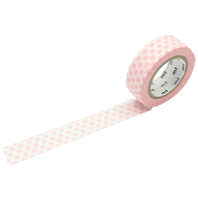 Washi-teippi Dot Strawberry Milk