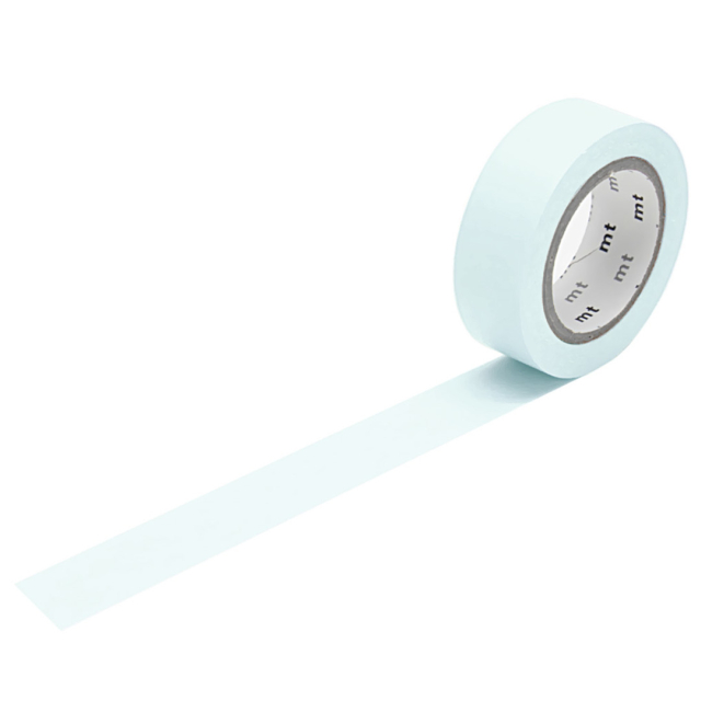Washi-teippi Pastelli Cyan