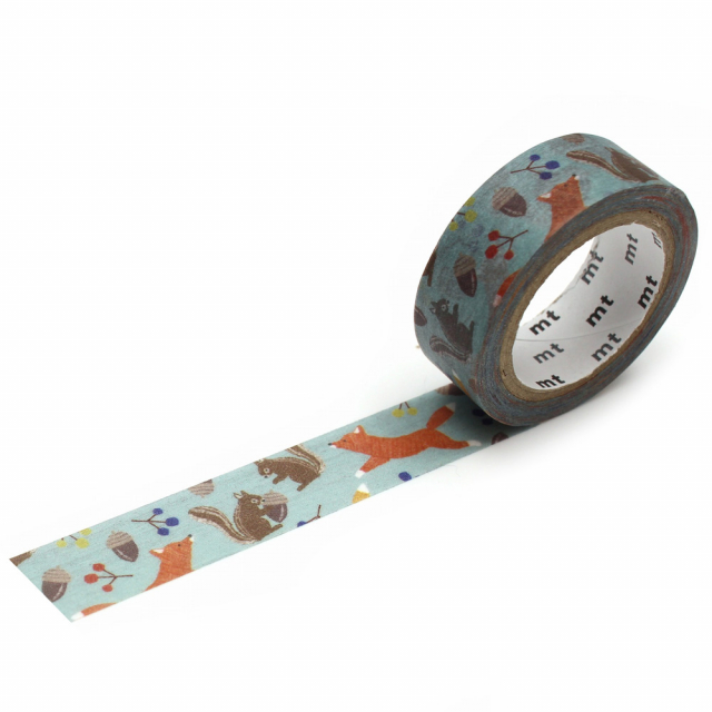 Washi-teippi Fox & Squirrel