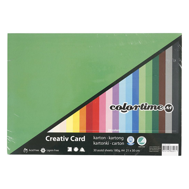 Värillinen paperi basic A4 180 g