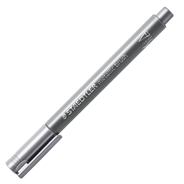 Marker Brush Metallic silver