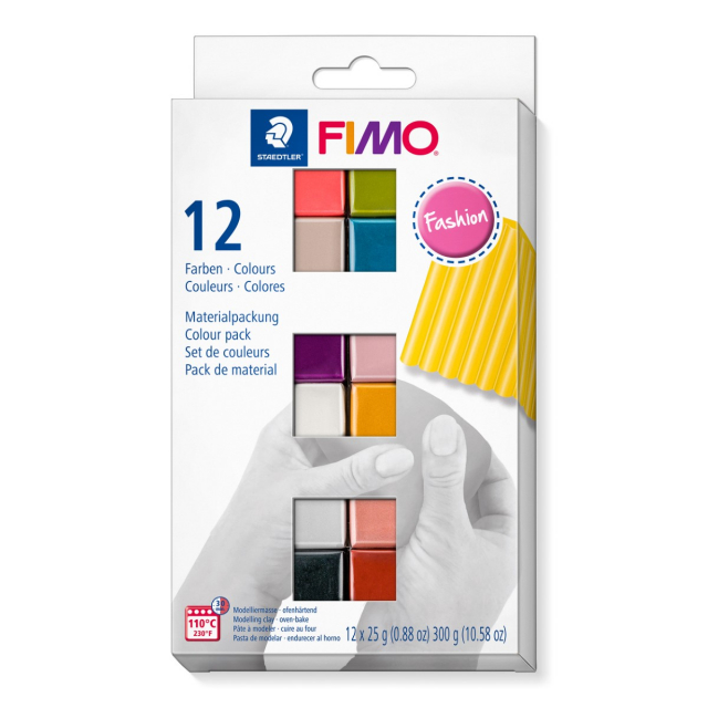 FIMO Soft Muovailusavi 12 x 25 g Fashion colours