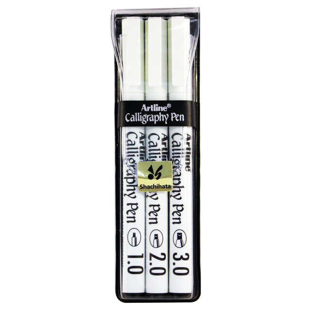 Calligraphy Pen 3kpl Black
