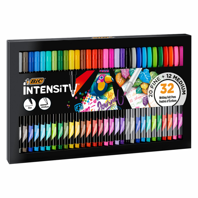 Intensity Writing Box Fineliner 32-setti