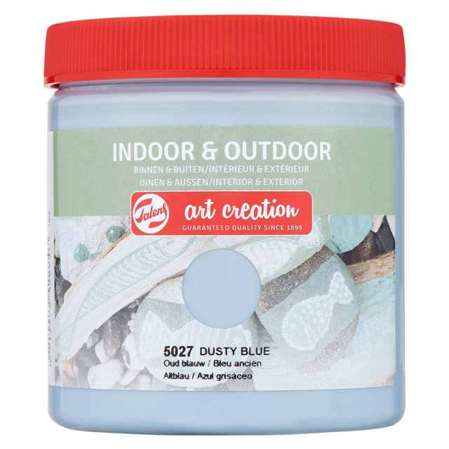 Indoor & Outdoor Askartelumaalit 250 ml Turquoise Blue (5024) ryhmässä Askartelu ja Harrastus / Värit / Askartelumaalit @ Pen Store (127492)