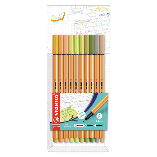 Point 88 Fineliner 10 kpl Trend