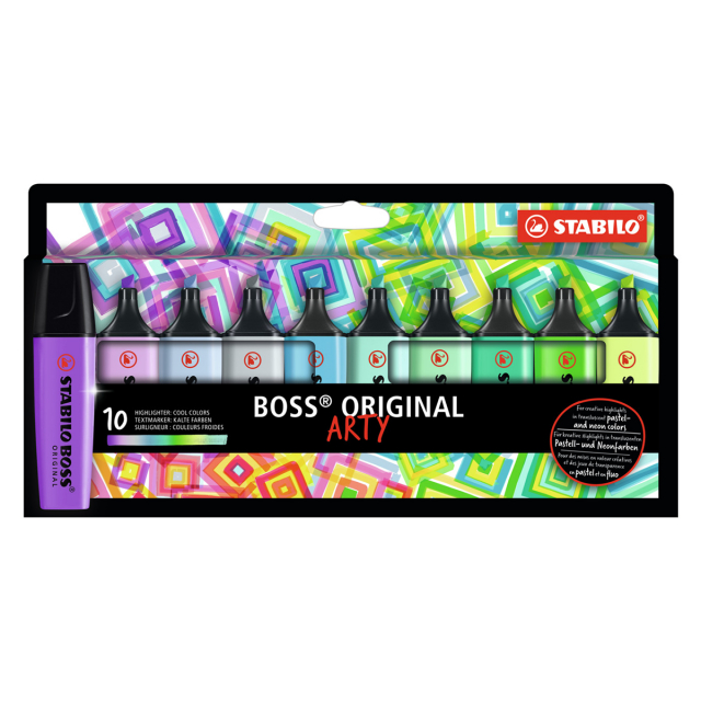 Boss Arty Cool Colors 10 kpl