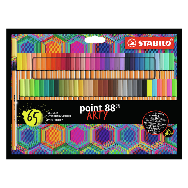 Point 88 Fineliner Arty 65 kpl