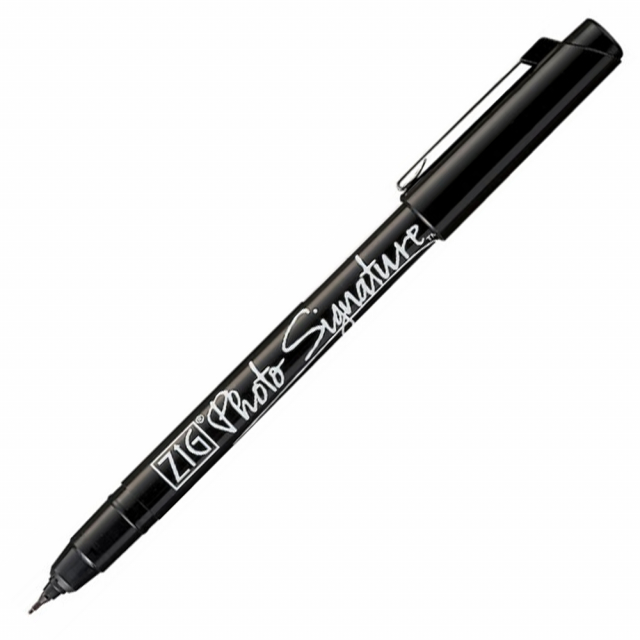 Photo Signature Pen Musta
